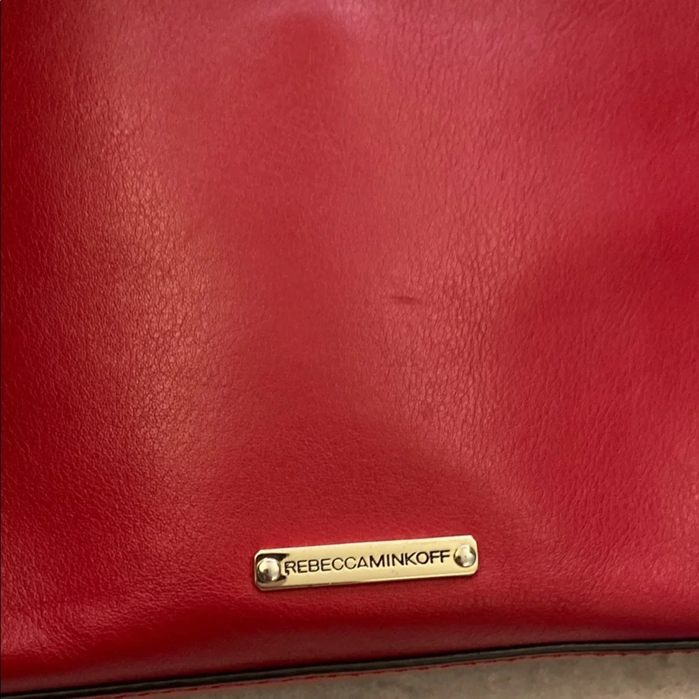 Rebecca Minkoff Red Leather Crossbody Bag - Picture 8 of 15
